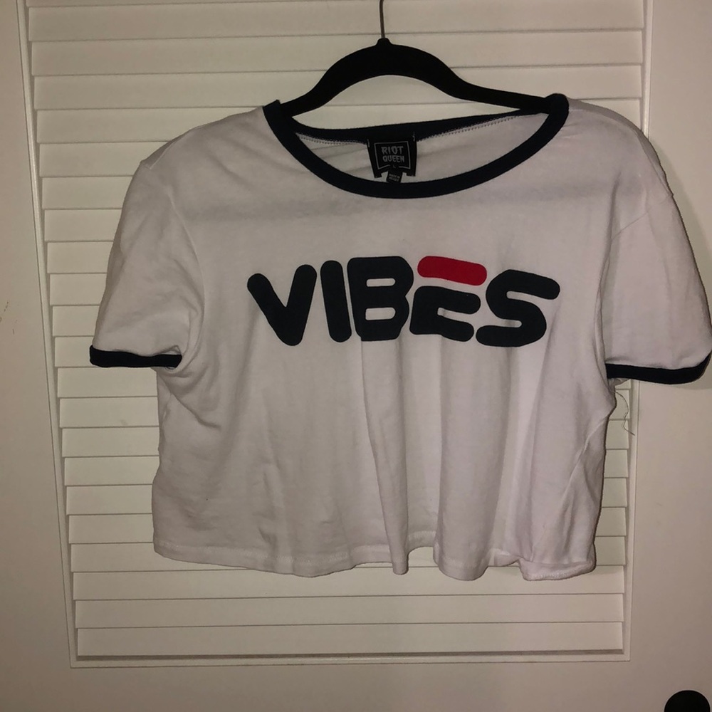 White crop top